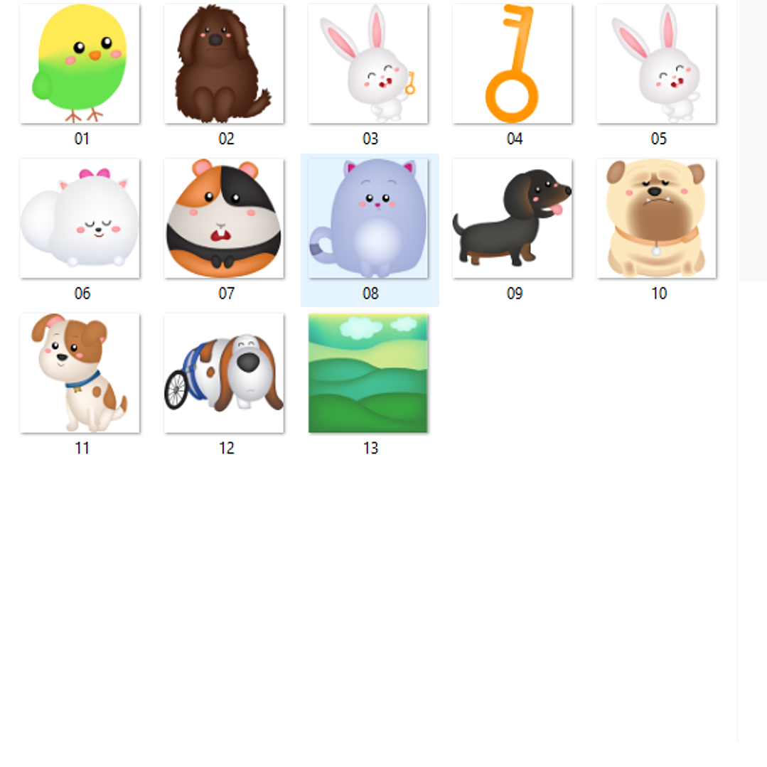 Kit Digital Animais Pet 2