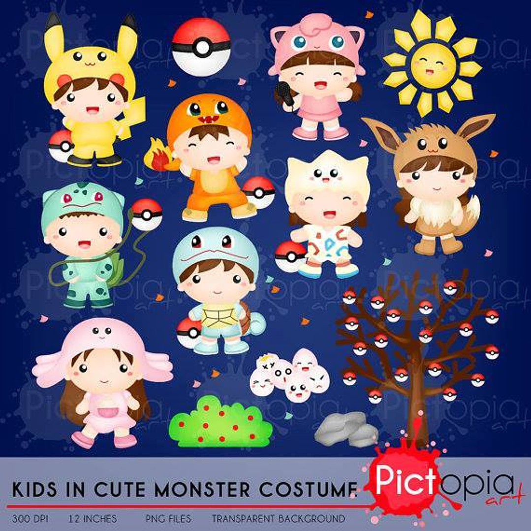 Kit Digital Pokemon Baby 1