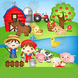 Kit Digital Fazendinha Baby