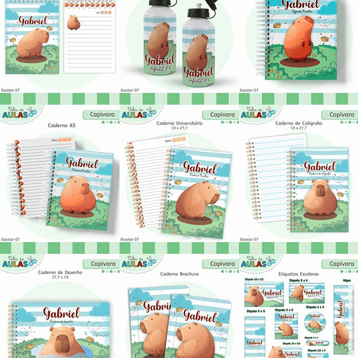 Arquivo Escolar Capivara Menino 2026  1