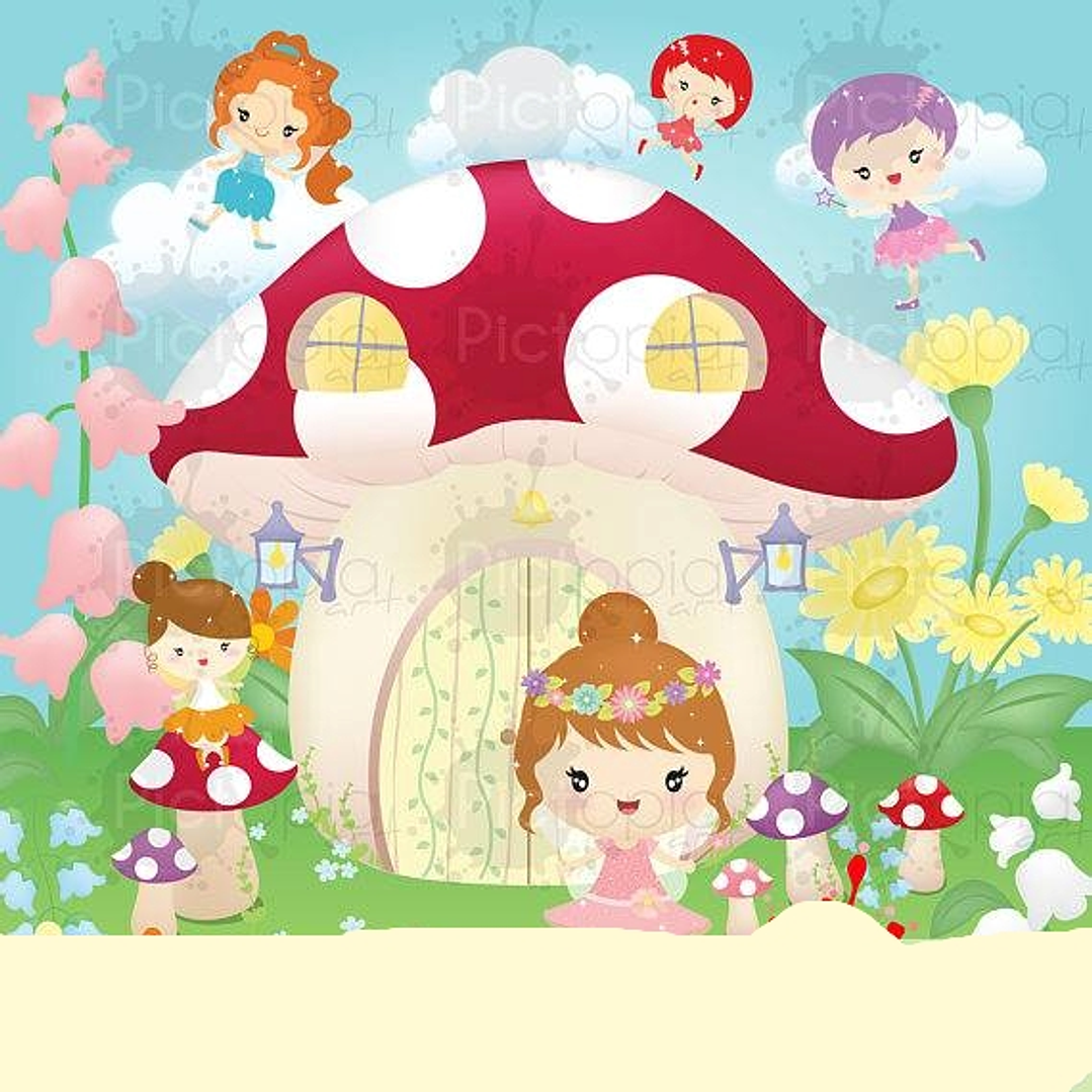 Kit Digital Princesas Fadinhas  1