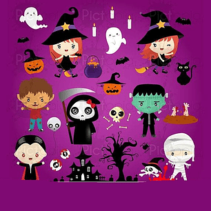 Kit Digital Halloween Baby