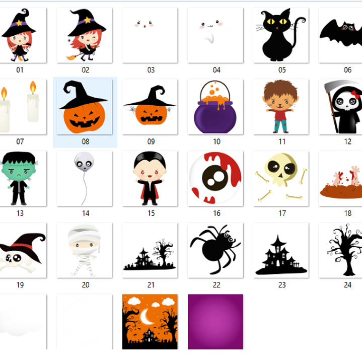Kit Digital Halloween Baby 2