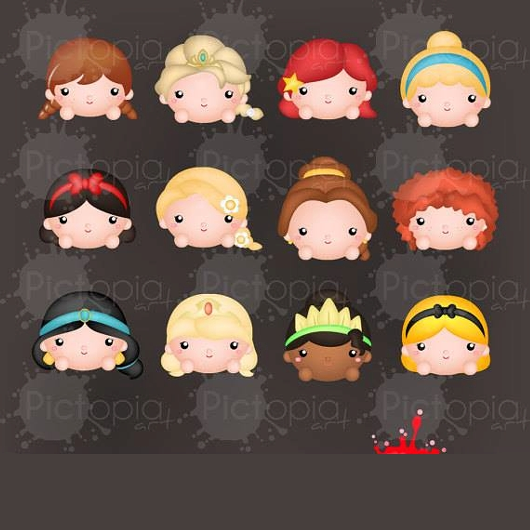 Kit Digital Princesinhas Baby 1