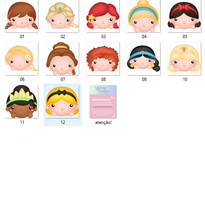 Kit Digital Princesinhas Baby 2