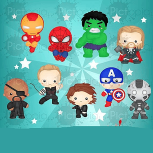 Kit Digital Liga da Justiça Hérois Baby