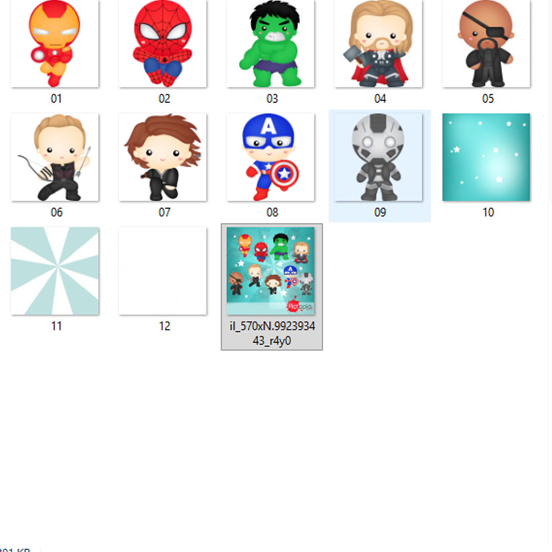 Kit Digital Liga da Justiça Hérois Baby 2