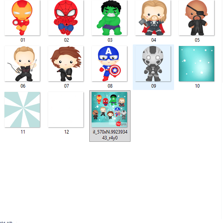 Kit Digital Liga da Justiça Hérois Baby 2