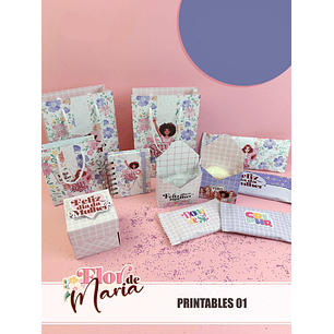Arquivo Dia da Mulher Flor de Maria Printables 01