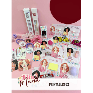 Arquivo Dia da Mulher Flor de Maria Printables 02 