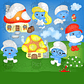 Kit Digital Os Smurfs Baby - Thumbnail 1