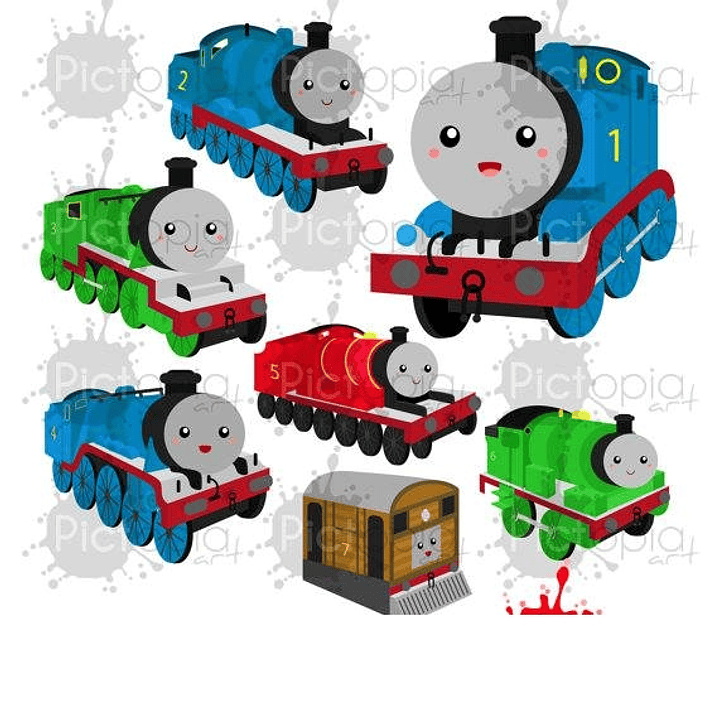Kit Digital Thomas o Trem Baby 1