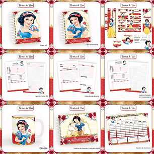 Arquivo Combo Escolar Branca de Neve
