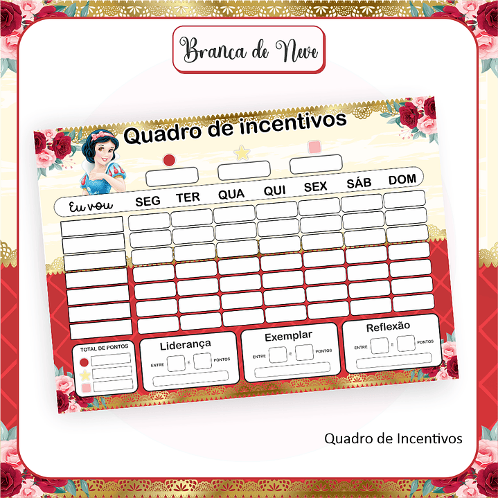 Arquivo Combo Escolar Branca de Neve 4
