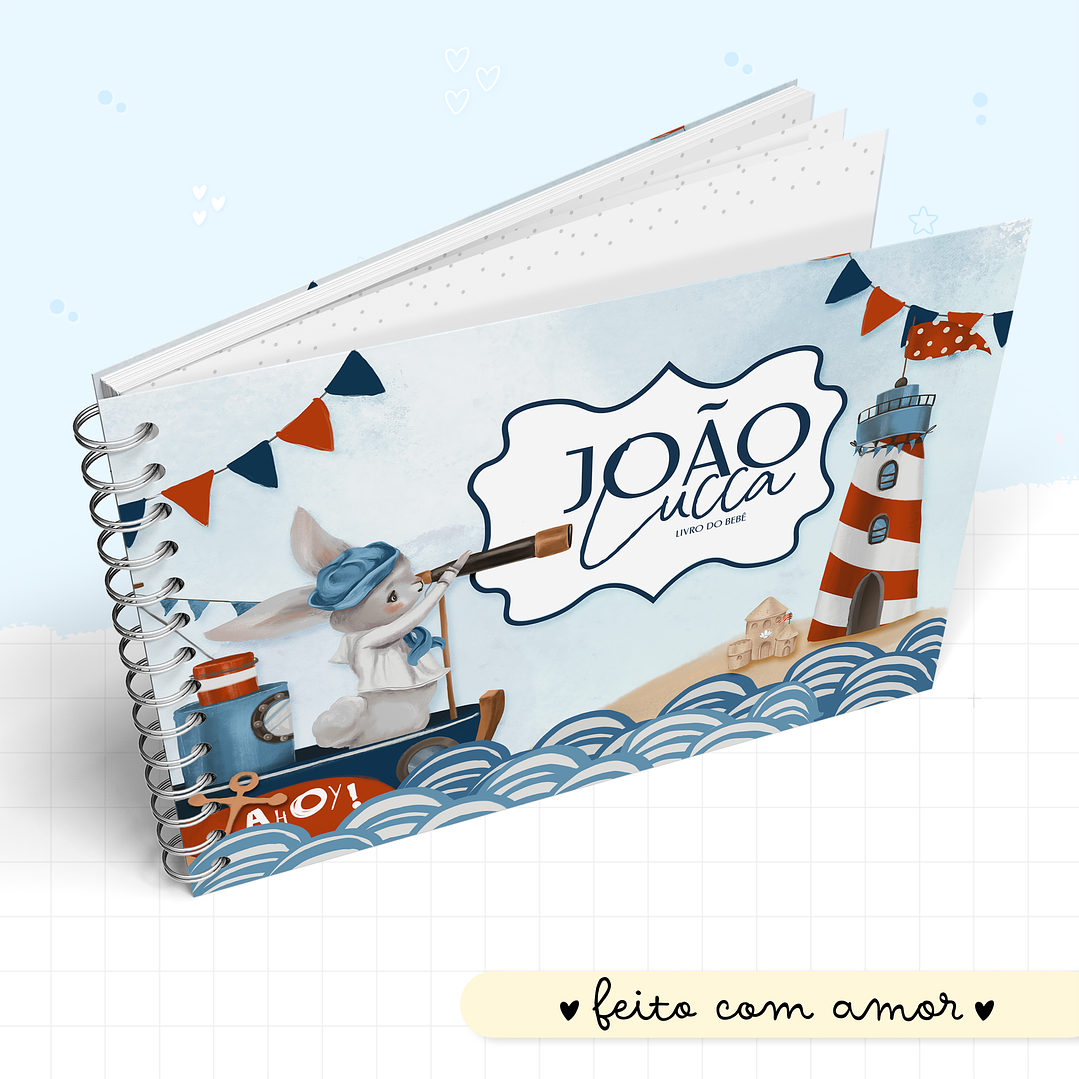 Arquivo Encadernação Baby Animais Marinheiros 7