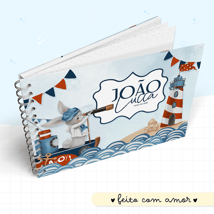 Arquivo Encadernação Baby Animais Marinheiros 7