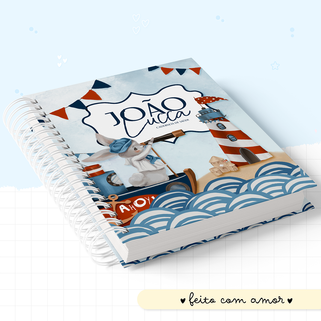 Arquivo Encadernação Baby Animais Marinheiros 10