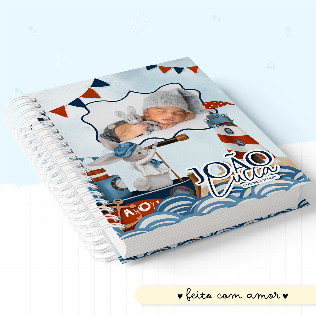 Arquivo Encadernação Baby Animais Marinheiros 11