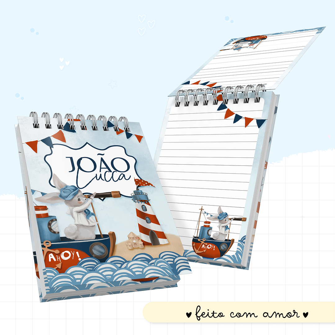 Arquivo Encadernação Baby Animais Marinheiros 13