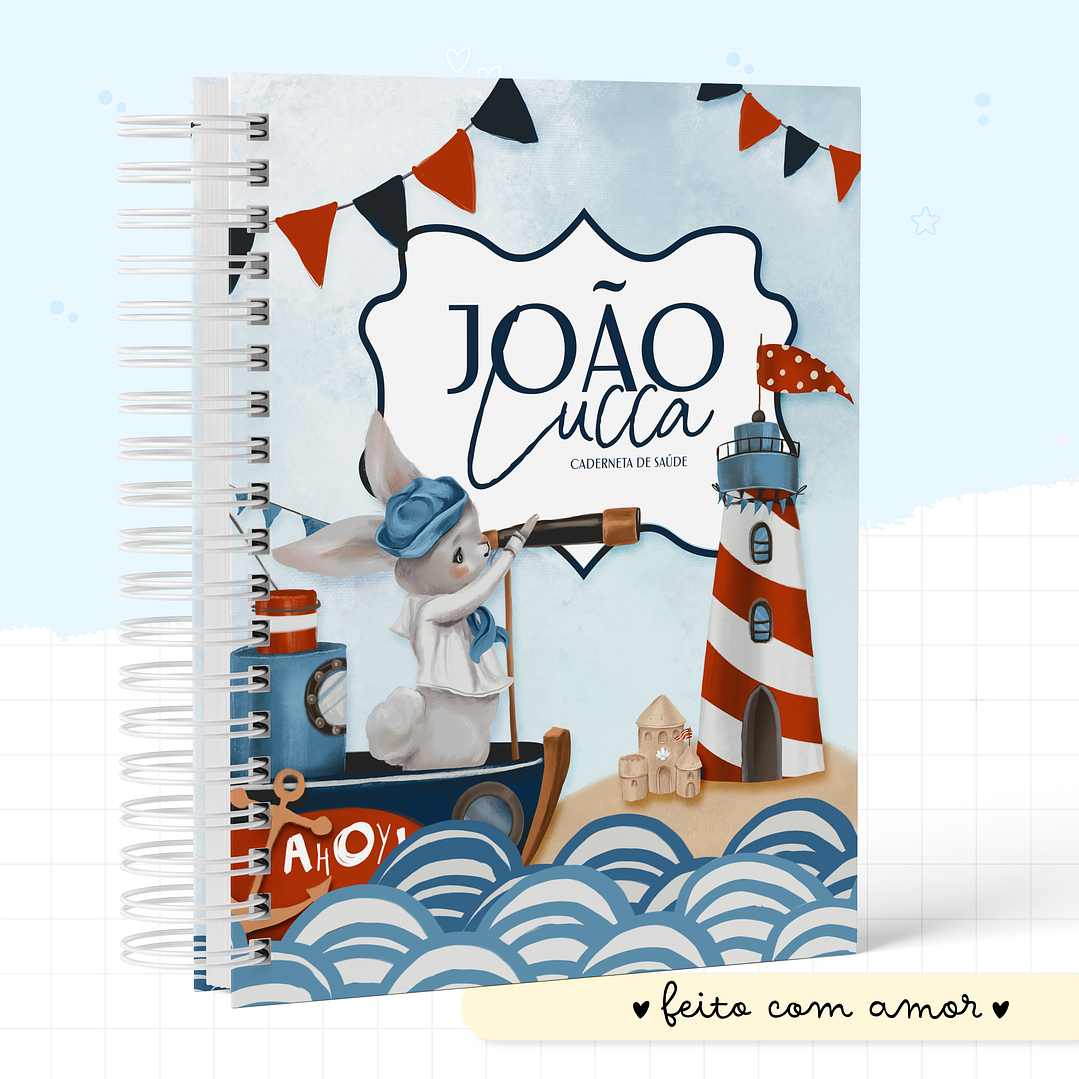 Arquivo Encadernação Baby Animais Marinheiros 15