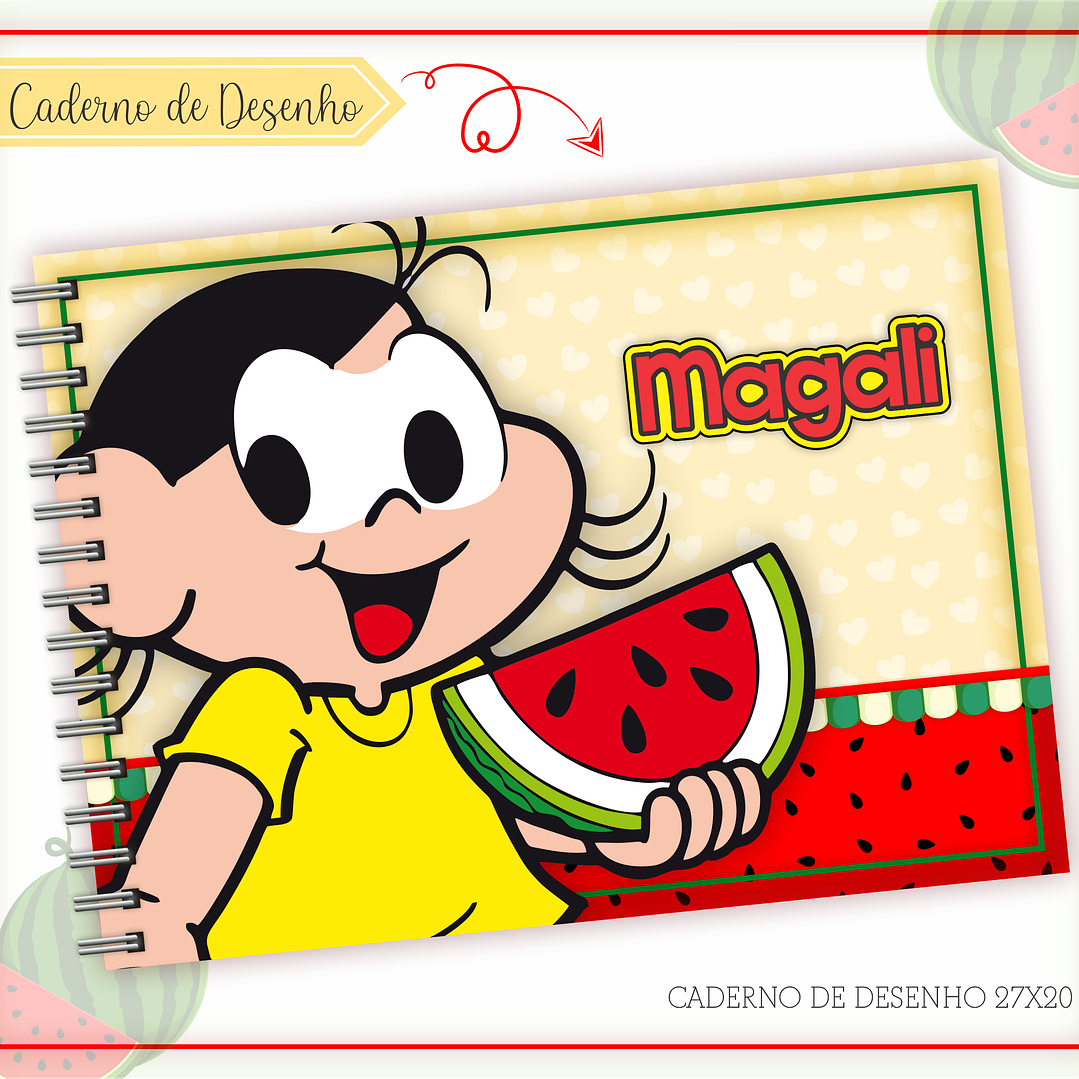 Arquivo Encadernação Escolar Magali 3