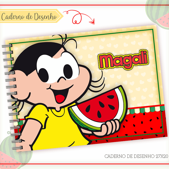 Arquivo Encadernação Escolar Magali 3