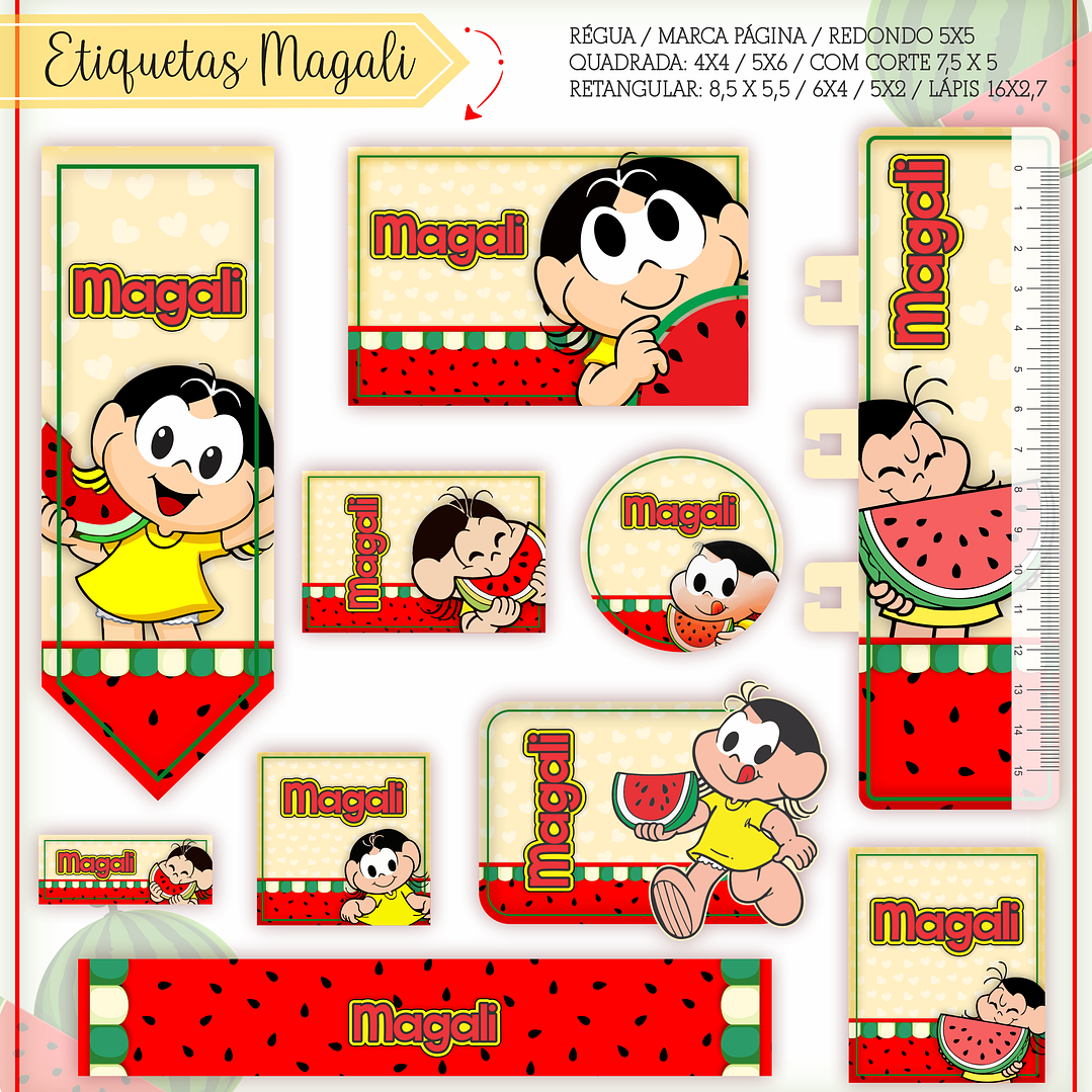 Arquivo Encadernação Escolar Magali 4