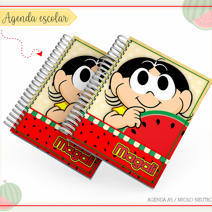 Arquivo Encadernação Escolar Magali 5