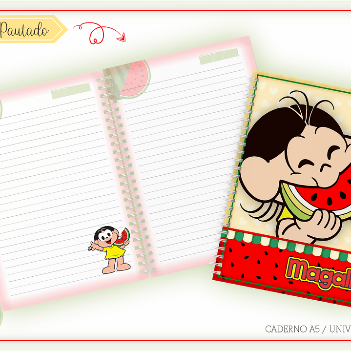 Arquivo Encadernação Escolar Magali 6