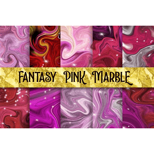 Kit Digital Papeis Fundo Mármore Rosa 
