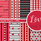 Kit Digital Papeis Love  - Thumbnail 1