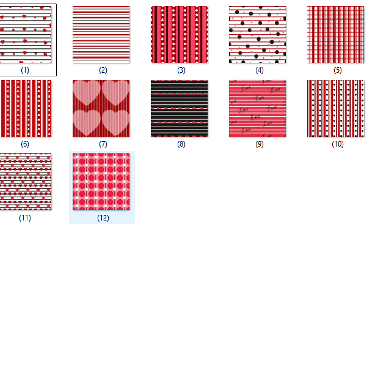 Kit Digital Papeis Love  2