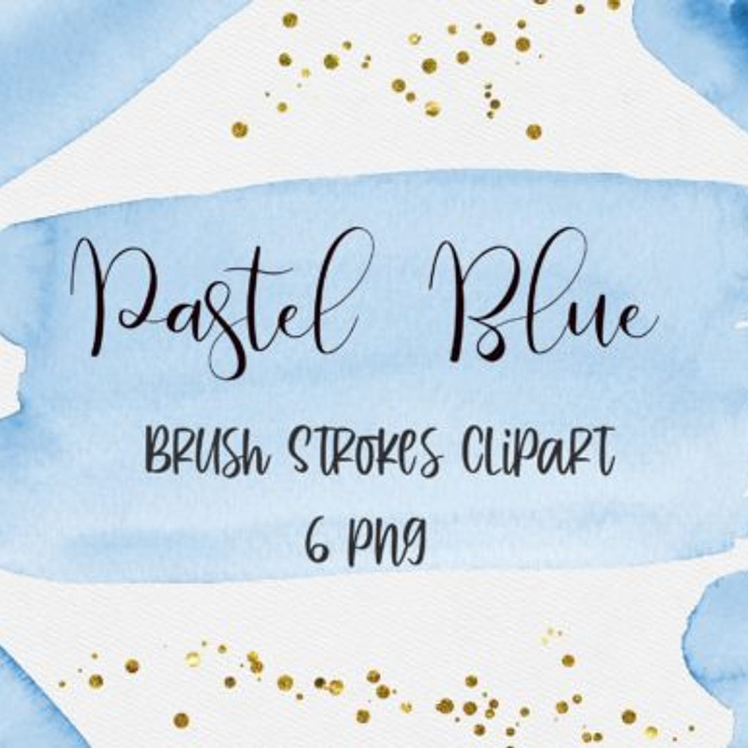 Kit Digital Pincel Azul  1