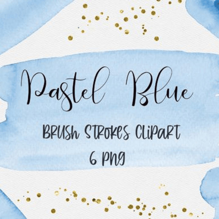 Kit Digital Pincel Azul  1