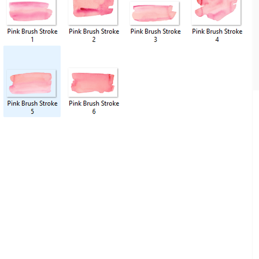 Kit Digital Pinceis Rosa Pastel  2