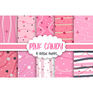 Kit Digital Papeis Rosa