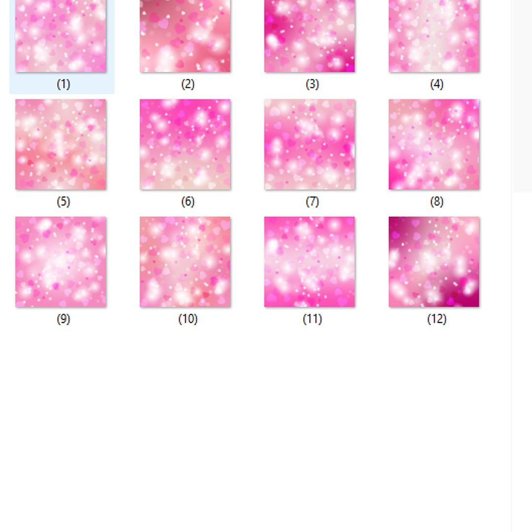 Kit Digital Papeis Corações Rosa  2