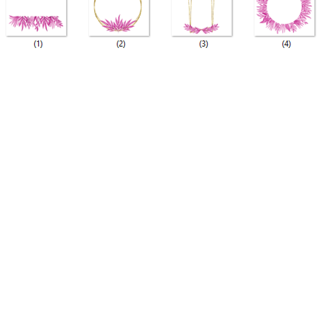 Kit Digital Aquarela Rosa  2