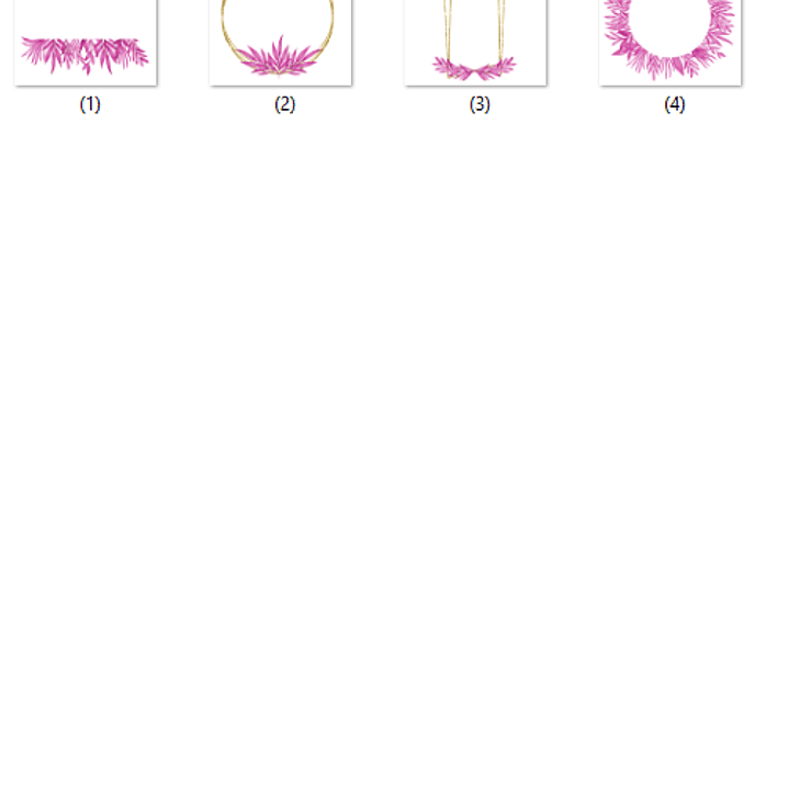 Kit Digital Aquarela Rosa  2