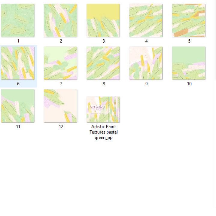 Kit Digital Papeis Verde Pasteis  2