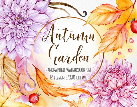 Kit Digital Jardim de Outono 