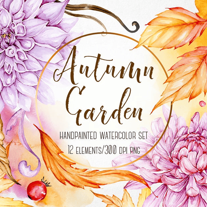 Kit Digital Jardim de Outono  1