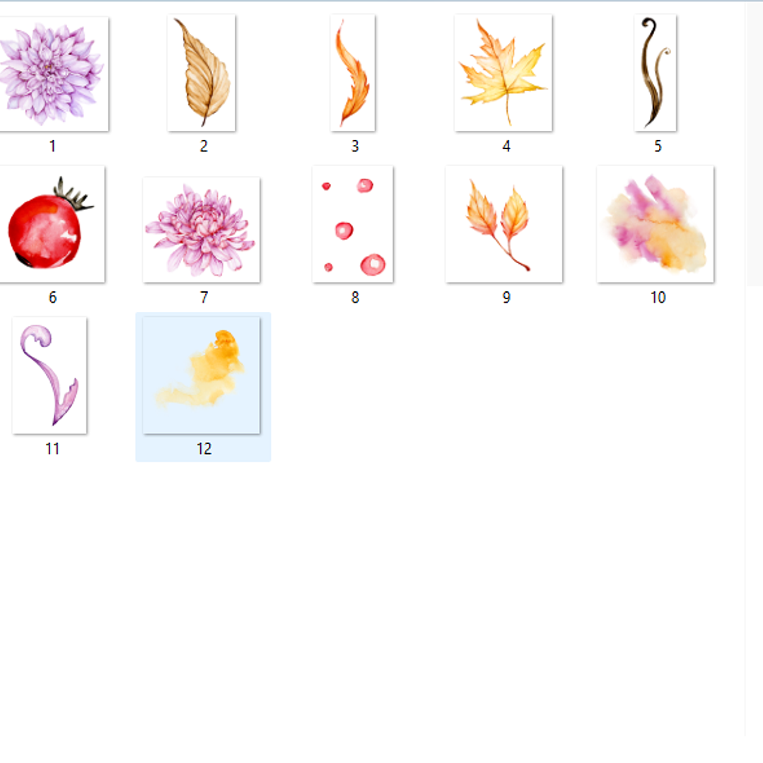 Kit Digital Jardim de Outono  2