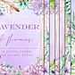 Kit Digital Lavanda Floral  - Thumbnail 1