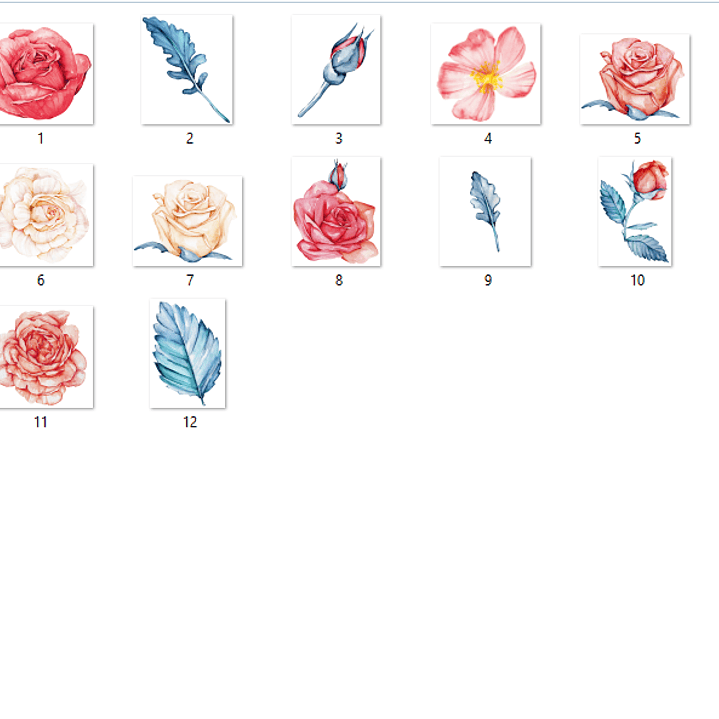 Kit Digital Rosas Vermelhas  2