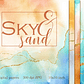 Kit Digital Papeis Aquarela Céu e Areia  - Thumbnail 1