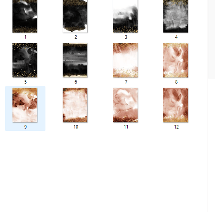 Kit Digital Papeis Aquarela  2