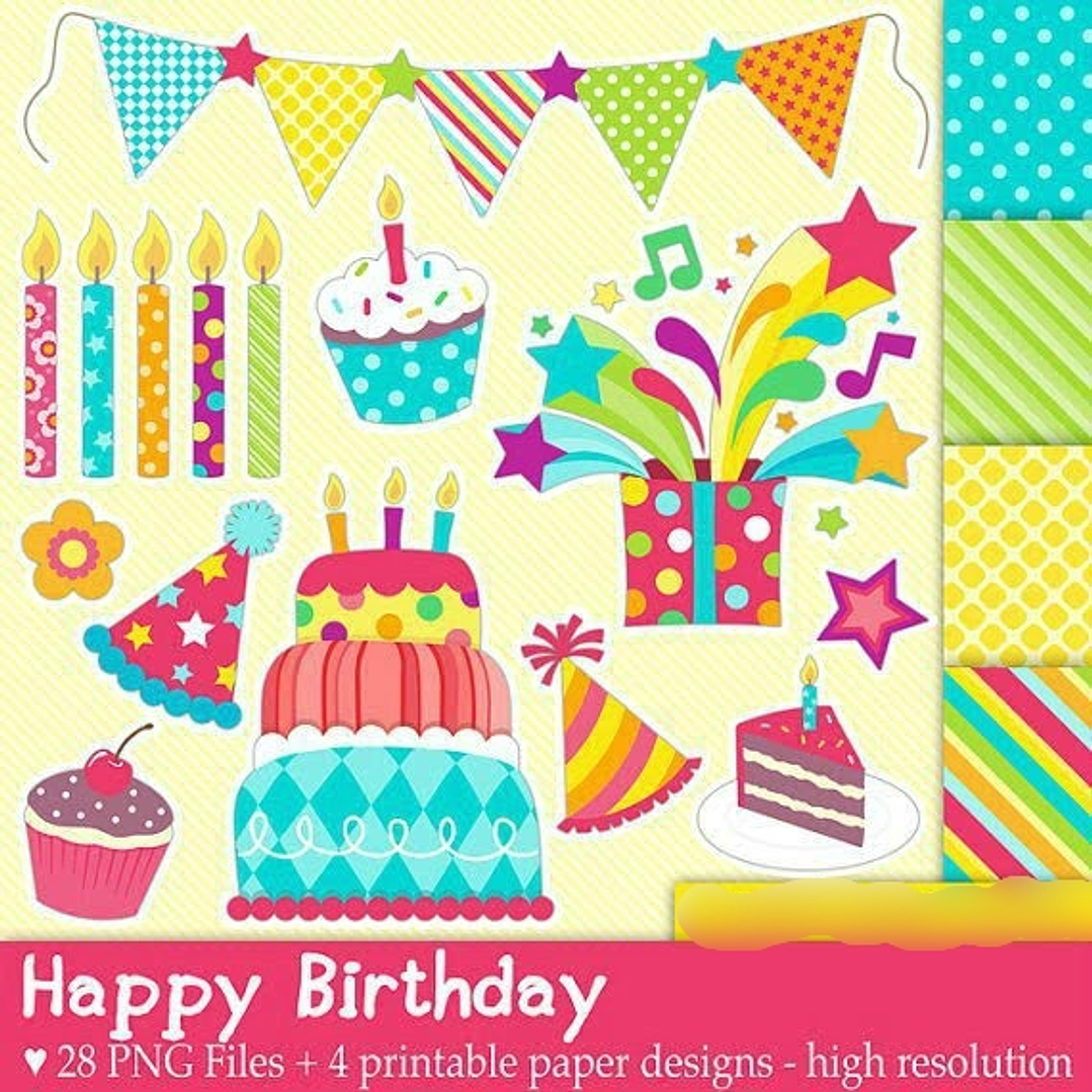 Kit Digital Aniversário  1