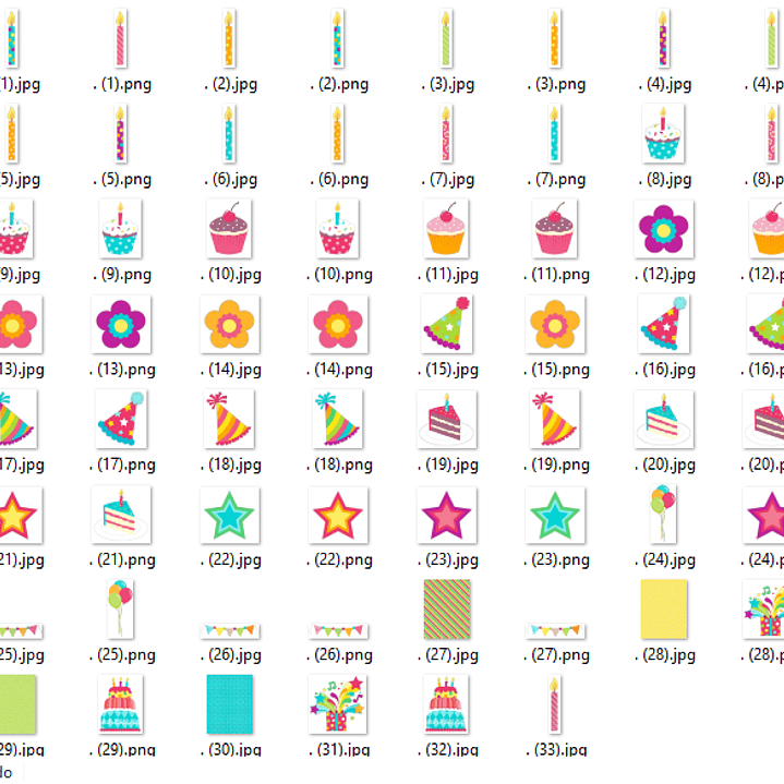 Kit Digital Aniversário  2