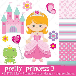 Kit Digital Princesinha 